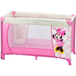 👉 Campingbedje staal polyester One Size Color-Roze roze Disney Minnie Mouse 120 x 60 cm 8435440368458