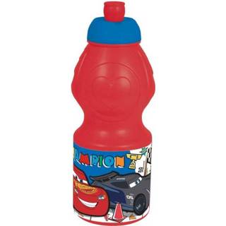 👉 Drinkfles rood blauw kunststof One Size Color-Rood Disney Cars 3 junior 400 ml rood/blauw 8412497515325