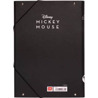 👉 Wit zwart karton One Size Color-Wit Disney elasto-/foldermap Mickey Mouse A4 34 x 24 cm wit/zwart 8435497223755