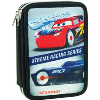 👉 Etui katoen One Size Color-Meerkleurig jongens Disney Cars Double 18 x 15 cm 27-delig 5204549125940