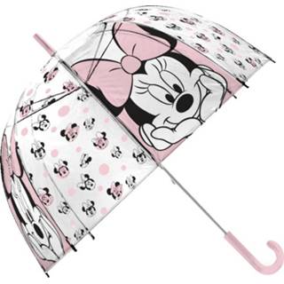 👉 Kinderparaplu transparant PVC One Size Color-Wit kinderen Disney Minnie Mouse junior 70 cm 8435507853415