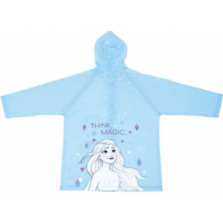 👉 Regenjas blauw PVC Color-Blauw Disney Frozen II junior lichtblauw maat 128/134 8720585205004