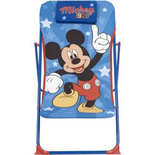 Loungestoel blauw polyester staal One Size Color-Rood Disney Mickey Mouse 66 x 61 cm polyester/staal 8430957130109