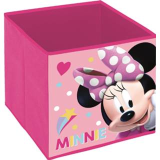 👉 Opbergbox roze textiel One Size Color-Roze Disney Minnie Mouse kubus 30 liter 8430957139836