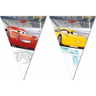 👉 Cars vlaggenlijn plastic One Size meerkleurig Disney / slingers 6 meter 8719538684478
