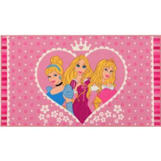 👉 Vloerkleed nylon One Size Color-Roze Disney Princess Heart 140 x 80 cm 8058368142711