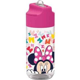 👉 Waterfles roze kunststof One Size Color-Roze meisjes Disney Minnie Mouse 430 ml tritan 8412497511365