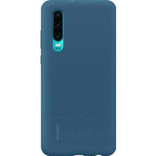 👉 Blauw silicone HUAWEI Car Case Backcover P30 6901443277384