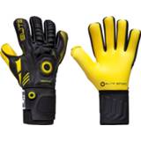 👉 Keepershandschoenen zwart geel latex One Size Color-Zwart Elite Black Panther zwart/geel mt 9 7290109934631