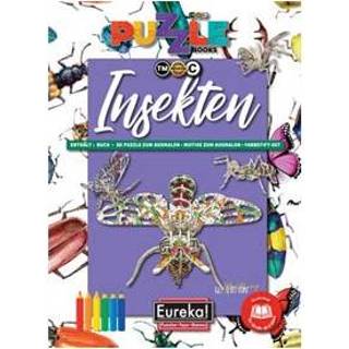 👉 Puzzelboek stuks Eureka 3D Puzzle Books Kleur- en - Insecten 9780992303372