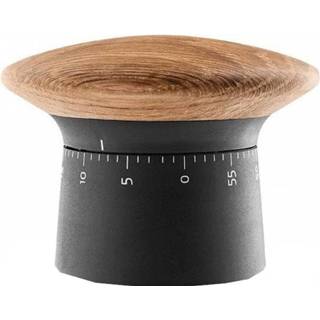 👉 Kookwekker zwart hout One Size Color-Zwart Eva Solo Nordic 9 x 6,6 cm zwart/naturel 5706631191333