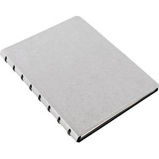 👉 Notitieboek papier zilver One Size Color-Zilver Filofax Saffiano A5 21 x 14,8 cm 5015142269432