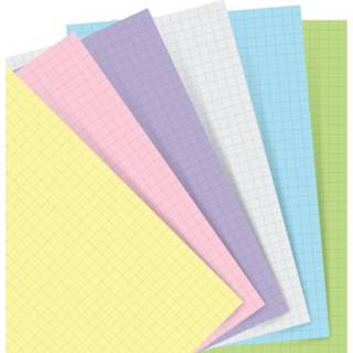 👉 Papier One Size Color-Meerkleurig Filofax vellen A5 Ruit 21 x 14,8 cm 60 stuks 5015142278267