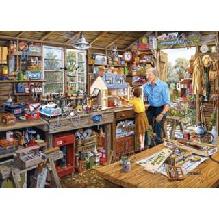 👉 One Size meerkleurig Gibsons Grandad's Workshop (1000) 5012269060614