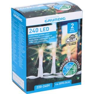 👉 Kerstverlichting One Size blanc 240 LED-Lampjes In- en Outdoor 8711252089331