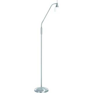 👉 Vloer lamp nikkel glas One Size mat Highlight - Touchy Vloerlamp G9 21 x 150cm 1142383995487