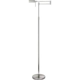 👉 Vloer lamp nikkel metaal mat One Size Highlight - Mini Bari LED Vloerlamp 20 x 139cm 1142383995135