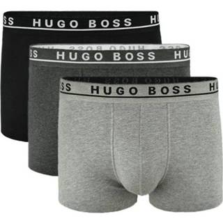 👉 Hugo Boss 3-pack boxershorts trunk open grey