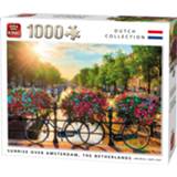 👉 Legpuzzel karton One Size Color-Wit King Sunrise over Amsterdam 1000 Stukjes 8710125057217