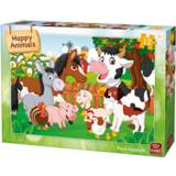 👉 King kinderpuzzel Farm Animals 12 stuks
