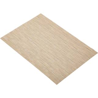 👉 Placemat beige PVC polyester One Size Color-Beige KitchenCraft Mix 30 x 45 cm PVC/polyester 5028250636560