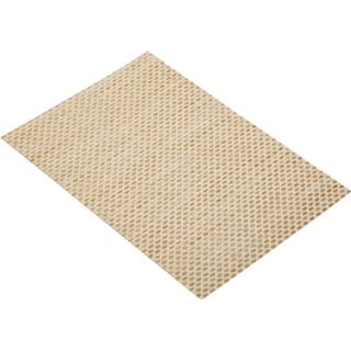 👉 Placemat beige PVC polyester One Size Color-Beige KitchenCraft Weave 30 x 45 cm PVC/polyester 5028250636584