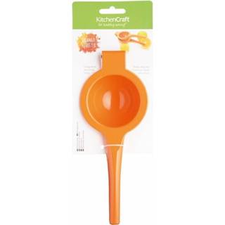 👉 Sinaasappelpers aluminium One Size oranje - Handpers KitchenCraft | Healthy Eating 5028250698681