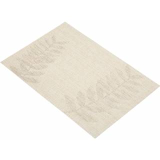 👉 Placemat beige PVC polyester One Size Color-Beige KitchenCraft Leaves 30 x 45 cm PVC/polyester 5028250636553