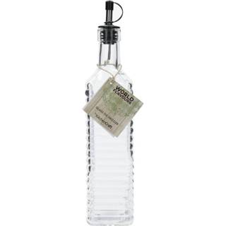 👉 Olieflesje glas One Size zilver Olieflesje, 0.55 L, - KitchenCraft | World of Flavours 5028250547521