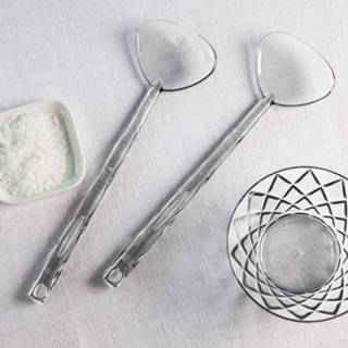 👉 Transparant kunststof One Size Color-Transparant Koziol saladebestek Crystal 29,6 x 8,4 cm 2-delig 4002942240847