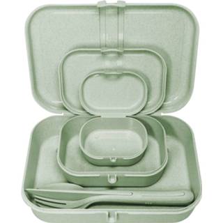 👉 Groen kunststof One Size Color-Groen Koziol lunchboxset Pascal Ready duurzaam 6-delig 4002942470558