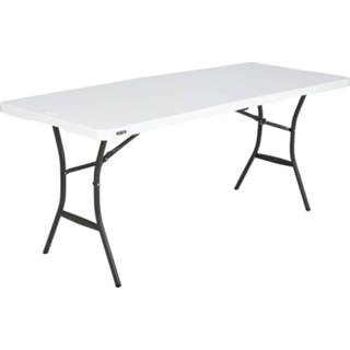 Inklapbare tafel kunststof wit Lifetime Amy (183x76x74cm) 8717931937559