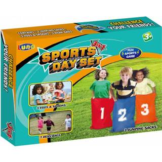 👉 Sportspellen kunststof One Size Color-Meerkleurig Luna 3-in-1 plezier en sportspel 33 x 25,5 4,5 cm 5205698524417
