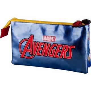 👉 Etui blauw polyester nylon One Size Color-Blauw jongens Marvel 22 x 12 cm polyester/nylon 5607372603218