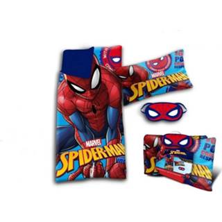 👉 One Size meerkleurig Marvel Logeerset Spiderman Junior 3-delig 8435507822664