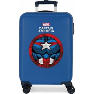 👉 Blauw ABS One Size Color-Blauw Marvel koffer Captain America junior 33 liter 55 cm 8435578358703