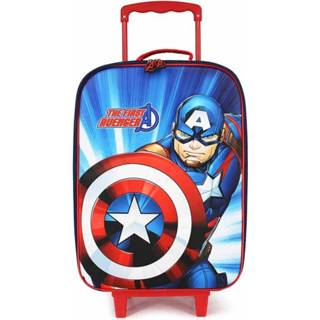 👉 Trolley blauw polyester One Size Color-Blauw Marvel Captain America junior 30 liter 8445118003673
