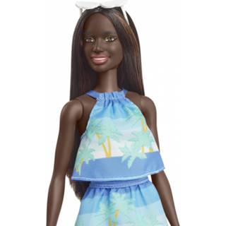 👉 Barbiepop blauw kunststof One Size Color-Bruin meisjes Mattel Barbie Loves The Ocean 29,2 cm 887961899917