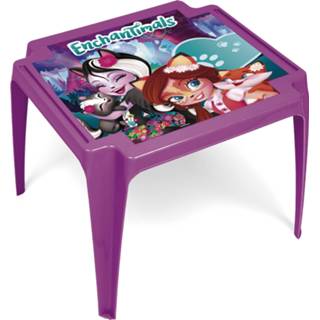 Tafel paars kunststof One Size Mattel Enchantimals junior 50 x 55 44 cm 8430957124139