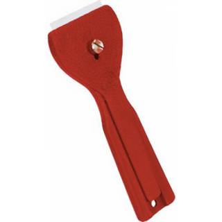 👉 Plamuurmes bordeaux kunststof One Size Color-Rood Metaltex Razor 14 cm 8720585221271