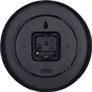 👉 Wandklok zwart kunststof One Size Color-Zwart NeXtime Irving 25 cm 8717713024910