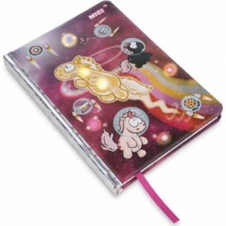 👉 Notitie boek papier One Size paars Nici notitieboek Theodor & Friends 21 x 14,8 cm 4012390437386