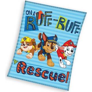 👉 Deken blauw fleece One Size Color-Blauw Nickelodeon Paw Patrol 110 x 140 cm lichtblauw 5407007987672