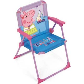 👉 Klapstoel paars polyester staal One Size Color-Roze Nickelodeon Peppa Pig 53 x 38 cm polyester/staal 8430957118602