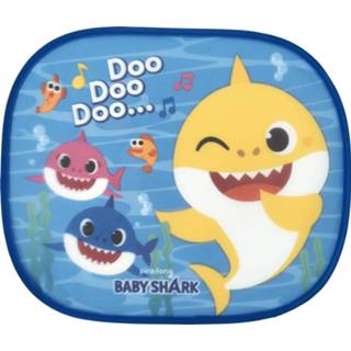 👉 Zonnescherm polyester One Size Color-Blauw baby's Nickelodeon zonneschermen Baby Shark 44 cm 2 stuks 8430957135616