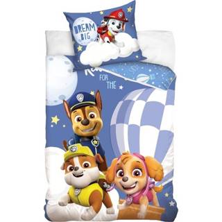 👉 Dekbedovertrek blauw wit katoen One Size Color-Blauw Nickelodeon Paw Patrol 140 x 200 cm blauw/wit 5902689472923