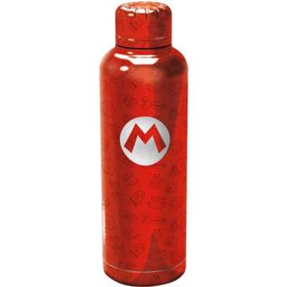👉 Thermosfles rood RVS One Size Color-Rood Nintendo Super Mario 515 ml 7 x 24 cm 8412497003815
