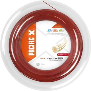 👉 Squashsnaar rood polyester One Size Color-Rood Pacific PC Poly Power 1,30 mm 200 meter 4015365154905