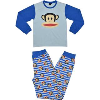 👉 Pyjama blauw wit katoen Color-Blauw jongens Paul Frank Jersey blauw/wit maat 10 jaar 8719817837830