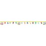 👉 Letterslinger karton papier One Size Color-Meerkleurig Peppa Pig Happy Birthday 200 cm 8720585232437
